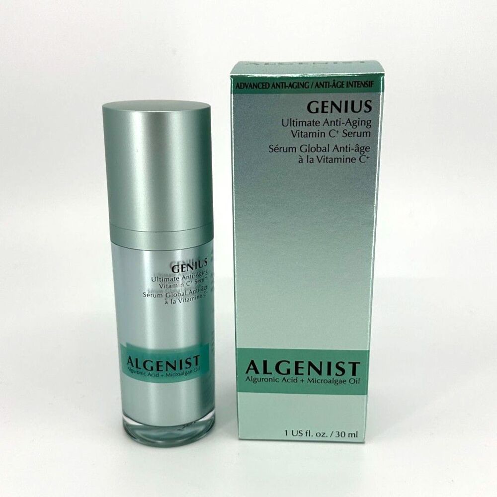 Algenist Genius Ultimate Anti-Aging Vitamin C+ Serum 1 fl oz / 30 ml *NEW